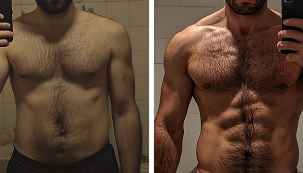 Sergio before after