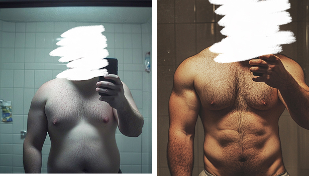 Thomas before after