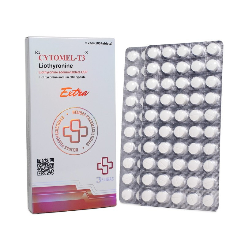 Beligas Cytomel-T3 Extra Liothyronine Sodium 25-100 mcg/day buy online