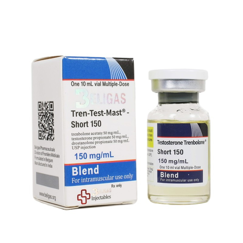 Beligas Tren-Test-Mast-Short Blend 150 Drostanolone PropionateTestosterone PropionateTrenbolone Acetate 150-450 mg/day buy online