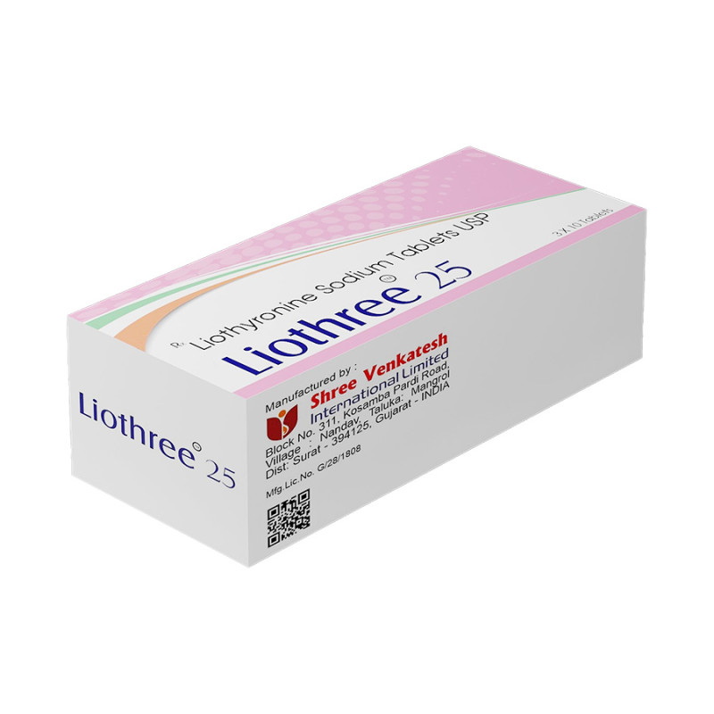 LIOTHREE 25 Liothyronine Sodium 25-100mcg/day buy online