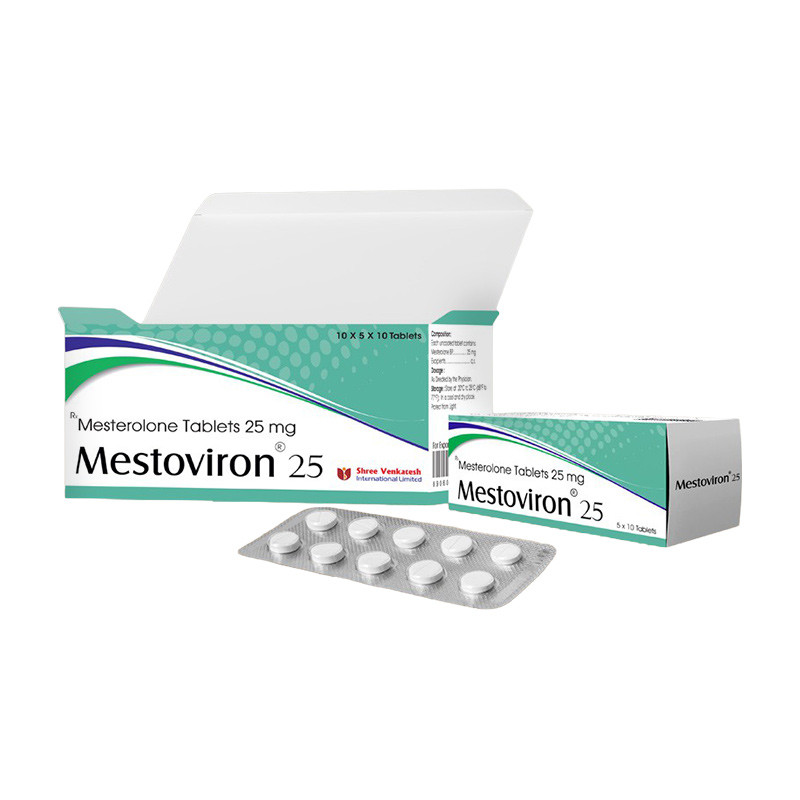 MESTOVIRON 25 Mesterolone Men 25-100 mg/day buy online