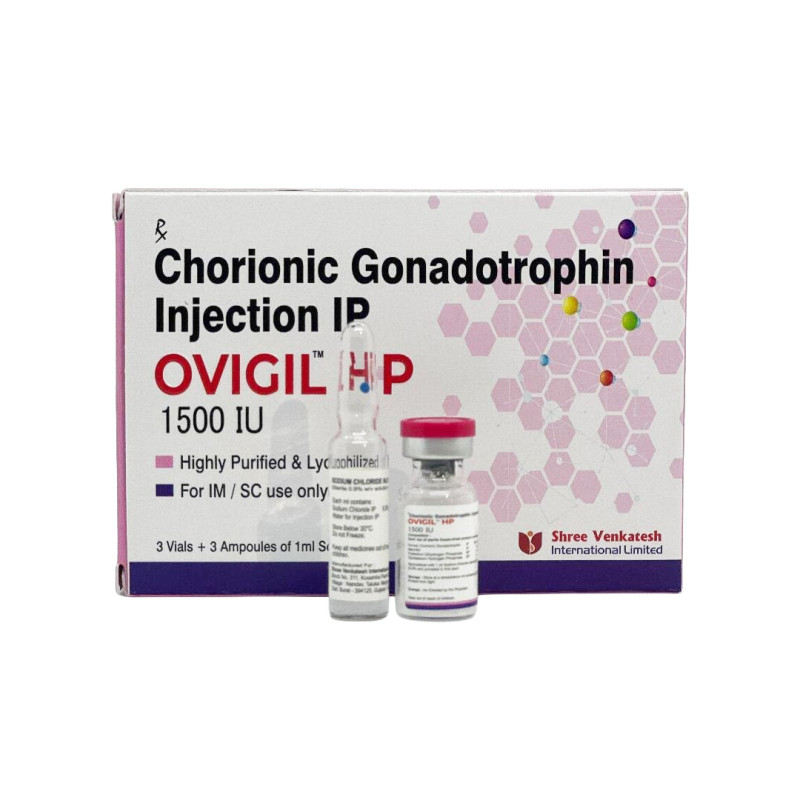 OVIGIL 1500IU Human Chorionic Gonadotropin 500-3000IU 1-3 times/week buy online